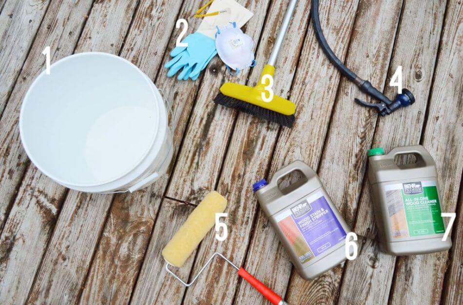 Tools  Supplies To Strip Your Deck